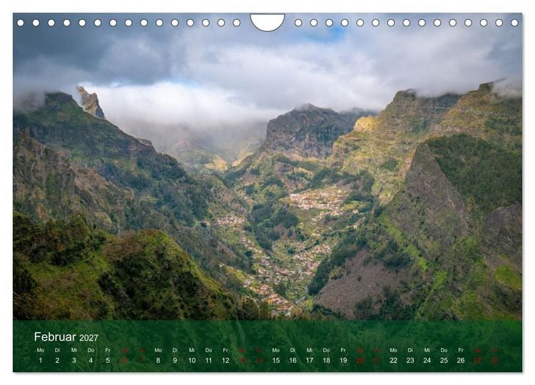 Produktbild: Madeira - Insel der Kontraste (Wandkalender 2027 DIN A4 quer), CALVENDO Monatskalender
