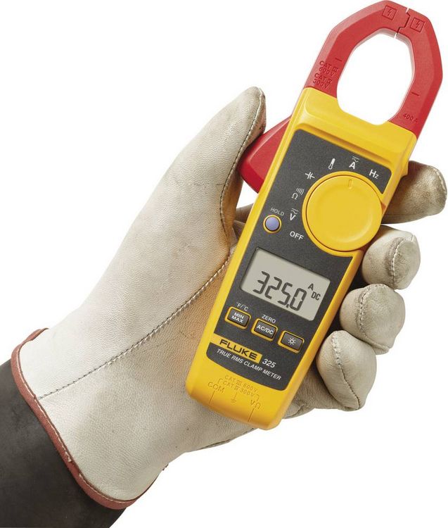 Produktbild: Fluke 325 Stromzange, Hand-Multimeter digital CAT III 600 V, CAT IV 300 V Anzeige (Counts): 4000
