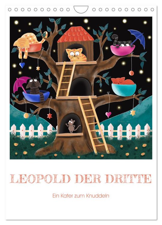 Produktbild: Leopold der Dritte - Ein Kater zum Knuddeln (Wandkalender 2026 DIN A4 hoch), CALVENDO Monatskalender