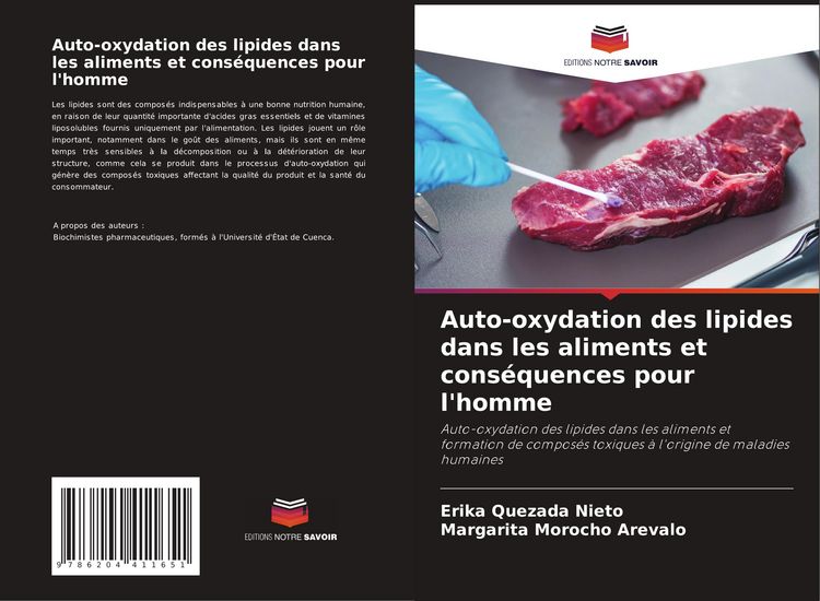Produktbild: Auto-oxydation des lipides dans les aliments et cons&eacute;quences pour l'homme