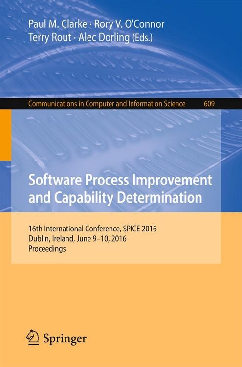 Produktbild: Software Process Improvement and Capability Determination