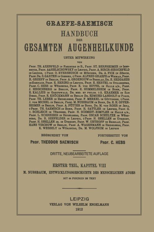 Produktbild: Entwicklungsgeschichte des menschlichen Auges