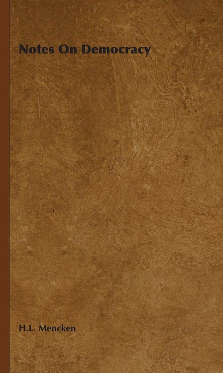 Produktbild: Notes on Democracy