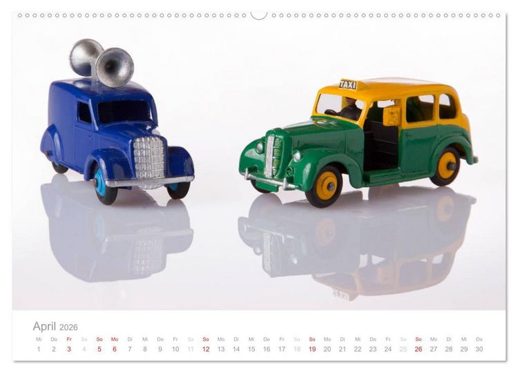Produktbild: Dinky Toys Spielzeugautos (Wandkalender 2026 DIN A2 quer), CALVENDO Monatskalender