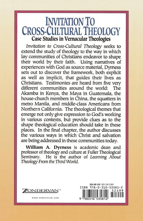 Produktbild: A Invitation to Cross-Cultural Theology