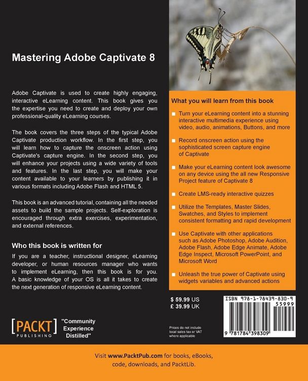 Produktbild: Mastering Adobe Captivate 8