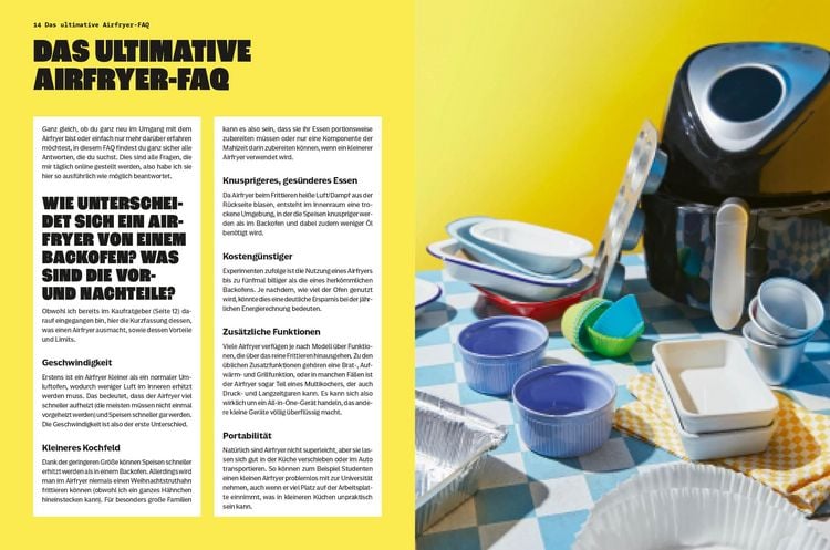 Glutenfrei kochen und backen mit dem Airfryer