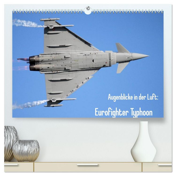 Produktbild: Augenblicke in der Luft: Eurofighter Typhoon (hochwertiger Premium Wandkalender 2026 DIN A2 quer), Kunstdruck in Hochglanz