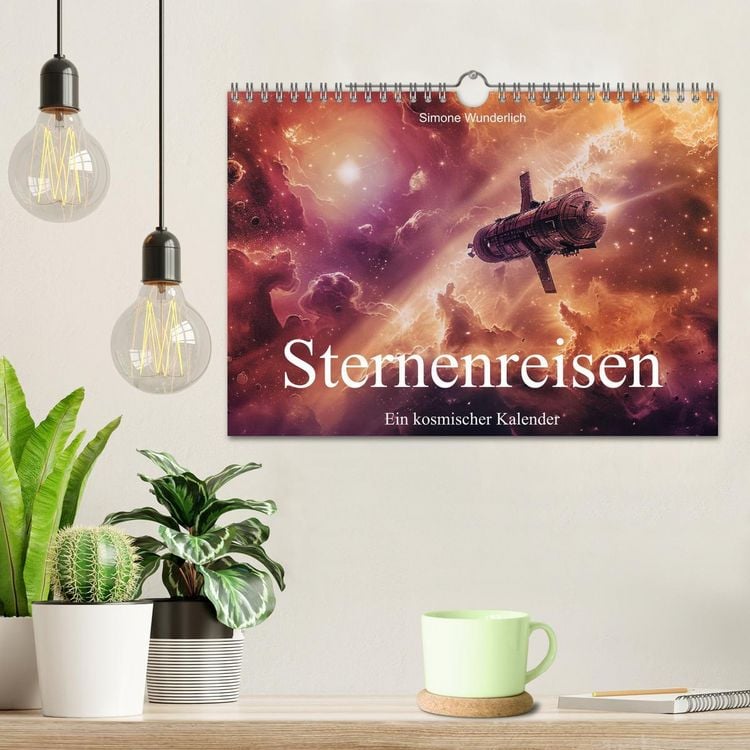 Produktbild: Sternenreisen - Ein kosmischer Kalender (Wandkalender 2026 DIN A4 quer), CALVENDO Monatskalender