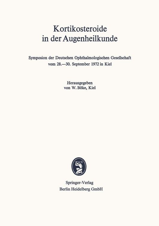 Produktbild: Kortikosteroide in der Augenheilkunde