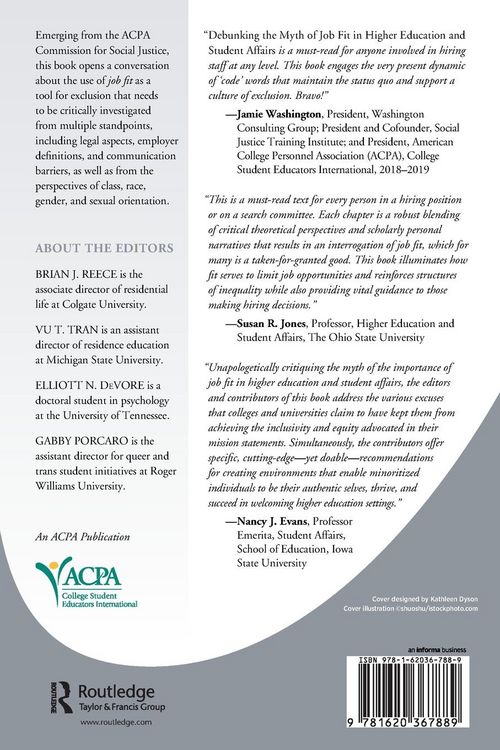 Produktbild: Debunking the Myth of Job Fit in Higher Education and Student Affairs