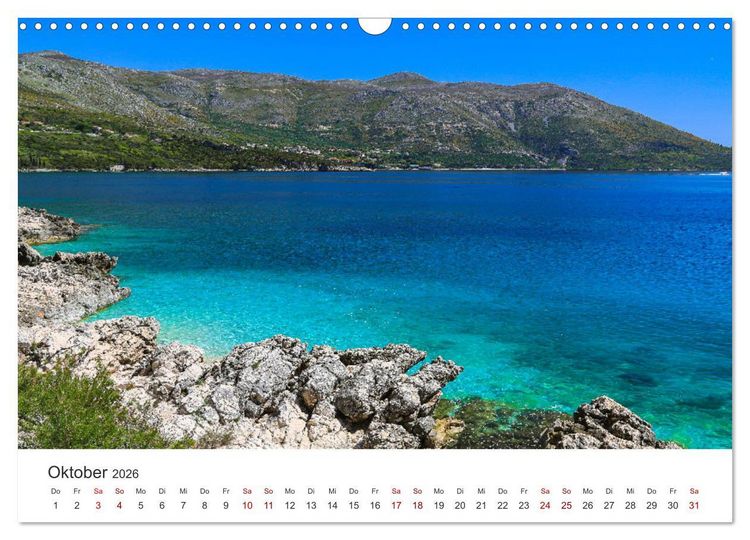 Produktbild: Wo die Wellen tanzen (Wandkalender 2026 DIN A3 quer), CALVENDO Monatskalender