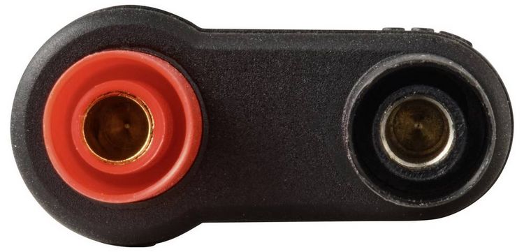 Produktbild: VOLTCRAFT MSC-110 Adapterstecker BNC-Stecker - Buchse 4mm gerade, isoliert Schwarz
