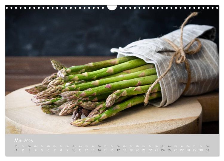 Produktbild: authentic FOOD art Obst und Gem&uuml;se (Wandkalender 2026 DIN A3 quer), CALVENDO Monatskalender
