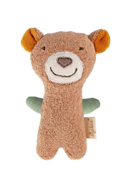 Produktbild: Sigikid 39988 - Greifling Rassel B&auml;r, sigibaby, Baumwolle, 13 cm