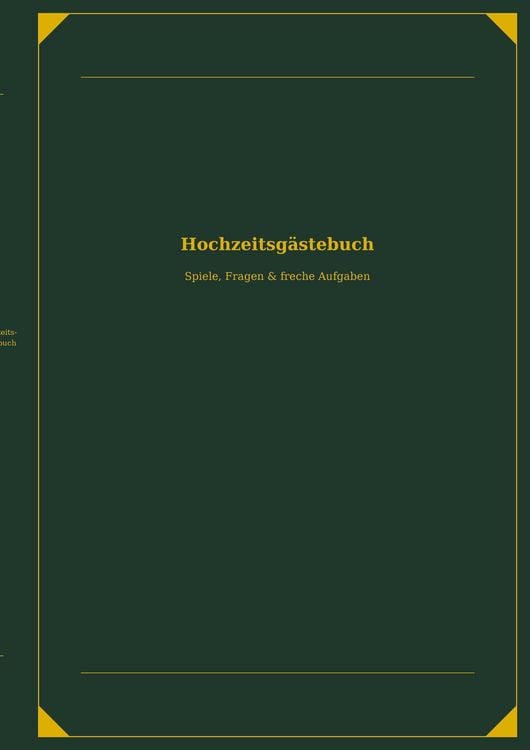 Produktbild: Hochzeits G&auml;stebuch