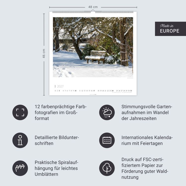 Produktbild: Bauerng&auml;rten Kalender 2027