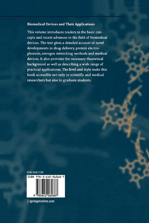 Produktbild: Biomedical Devices and Their Applications