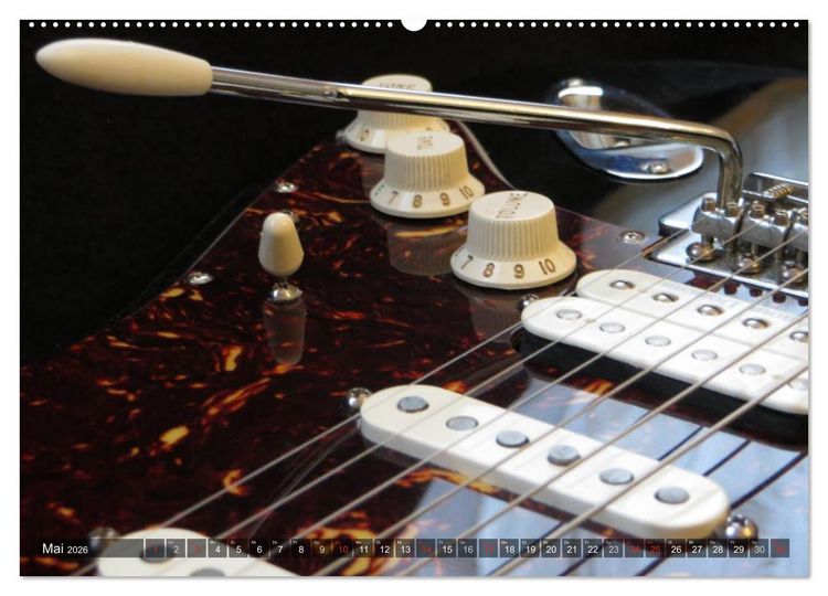 Produktbild: GITARREN Closeups (hochwertiger Premium Wandkalender 2026 DIN A2 quer), Kunstdruck in Hochglanz