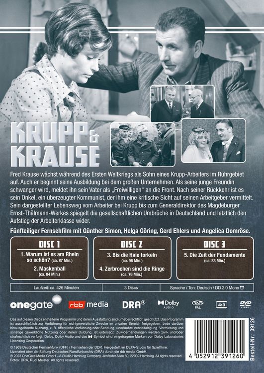 Produktbild: Krupp & Krause (DDR TV-Archiv) [3 DVDs]
