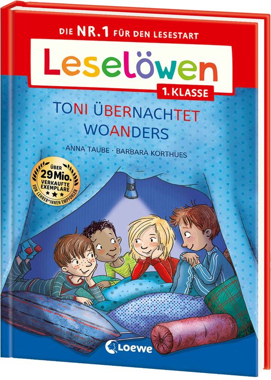 Produktbild: Leselöwen 1. Klasse - Toni übernachtet woanders (Großbuchstabenausgabe)