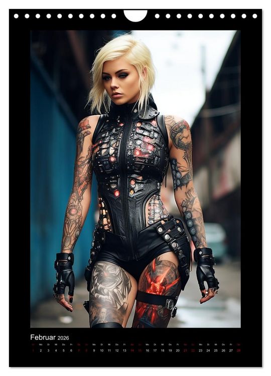 Produktbild: Cybergirls (Wandkalender 2026 DIN A4 hoch), CALVENDO Monatskalender