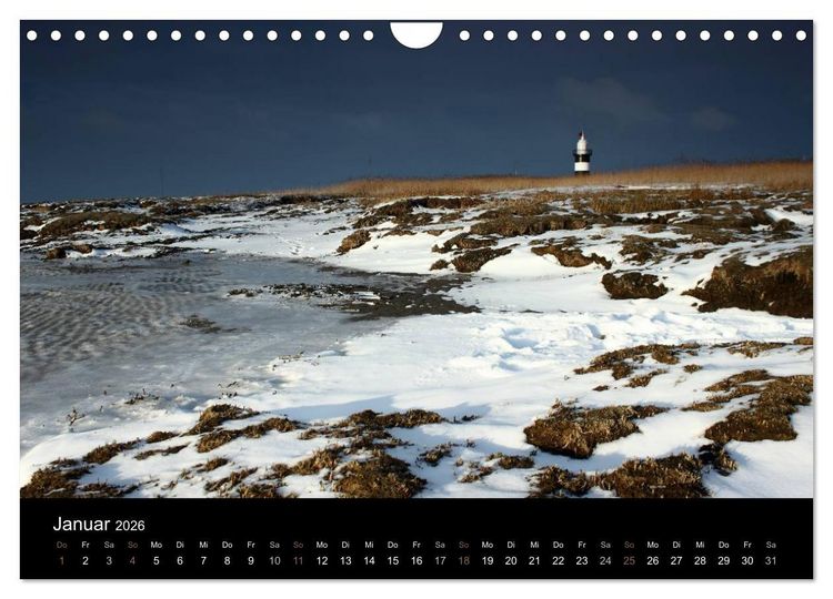 Produktbild: Leuchtturm "Kleiner Preu&szlig;e" (Wandkalender 2026 DIN A4 quer), CALVENDO Monatskalender