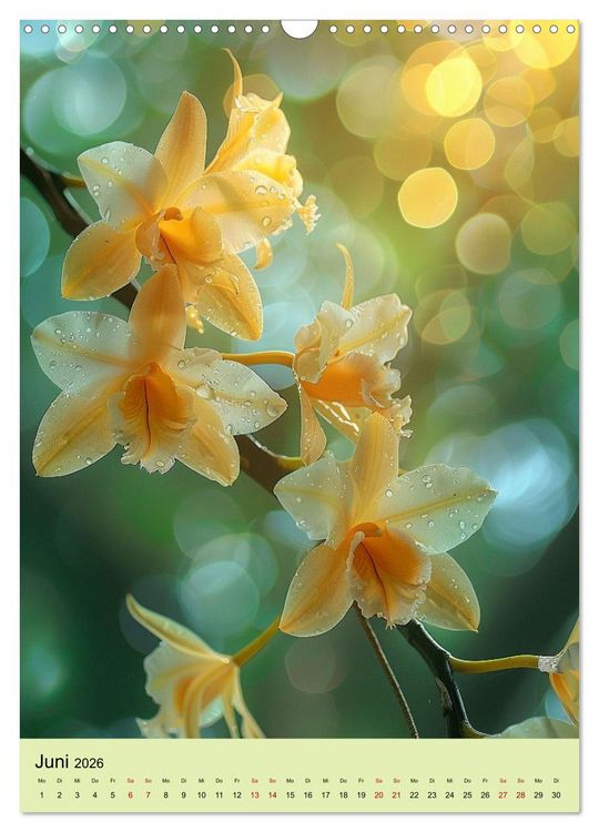 Produktbild: Orchideen Poesie (Wandkalender 2026 DIN A3 hoch), CALVENDO Monatskalender