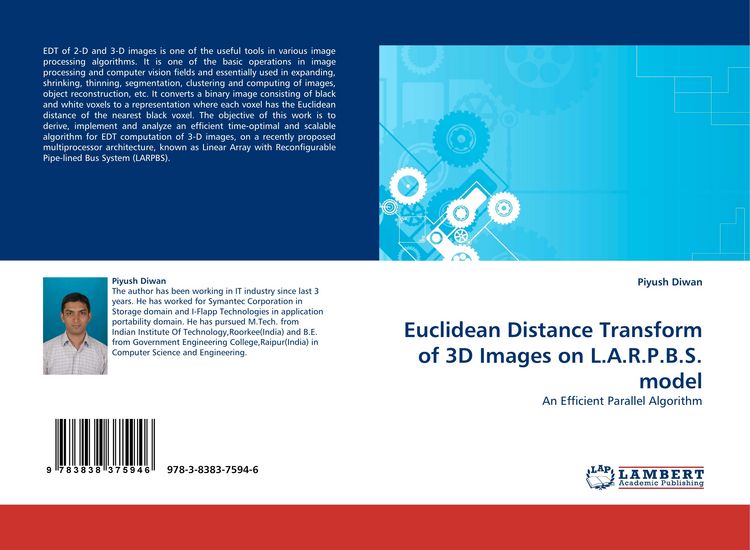 Produktbild: Euclidean Distance Transform of 3D Images on L.A.R.P.B.S. model