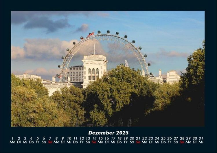 Produktbild: London 2025 Fotokalender DIN A4