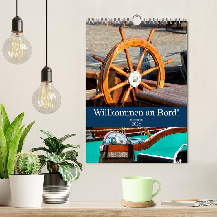 Produktbild: Willkommen an Bord! Schiffsdetails 2026 (Wandkalender 2026 DIN A4 hoch), CALVENDO Monatskalender