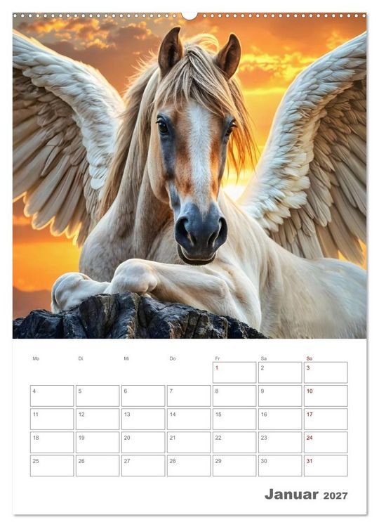Produktbild: Gesch&ouml;pfe der griechischen Mythologie - Eine KI-Welt der griechischen G&ouml;tter, Kreaturen und Abenteurer (hochwertiger Premium Wandkalender 2027 DIN A2 hoch), Kunstdruck in Hochglanz