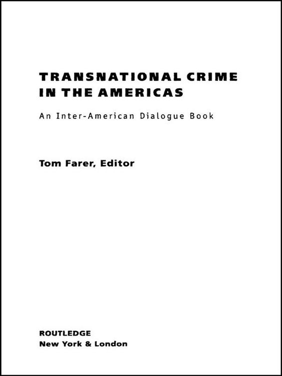 Produktbild: Transnational Crime in the Americas