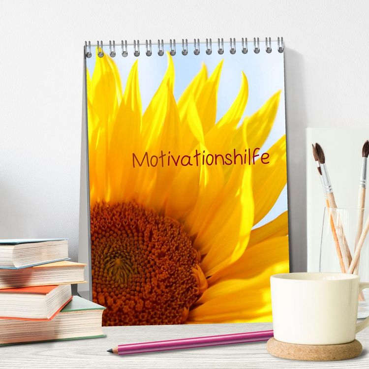 Produktbild: Motivationshilfe (Tischkalender 2026 DIN A5 hoch), CALVENDO Monatskalender
