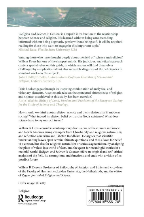 Produktbild: Religion and Science in Context