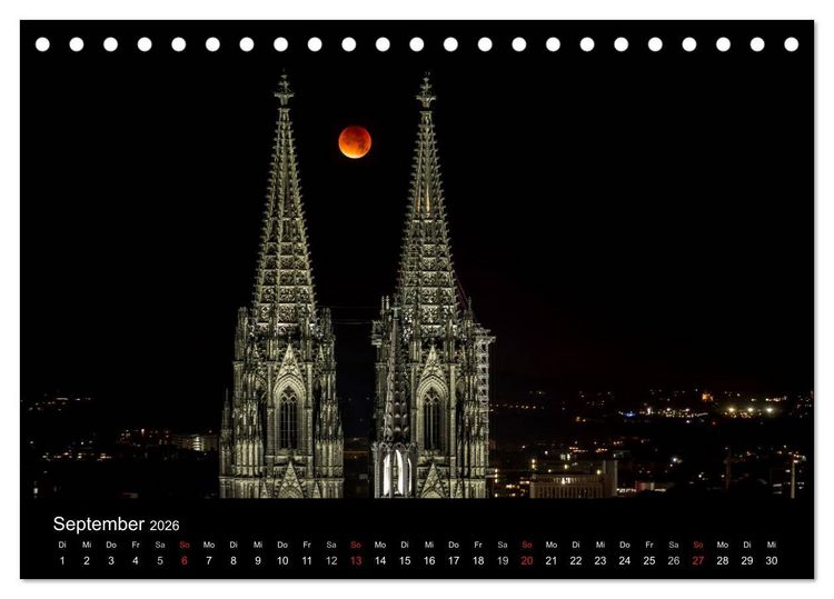 Produktbild: K&ouml;lner - Blickwinkel (Tischkalender 2026 DIN A5 quer), CALVENDO Monatskalender