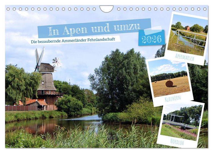 Produktbild: In Apen und umzu (Wandkalender 2026 DIN A4 quer), CALVENDO Monatskalender
