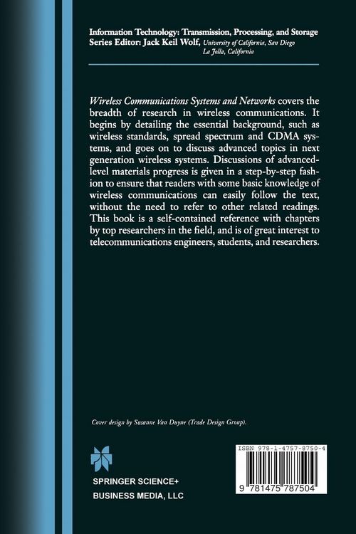 Produktbild: Wireless Communications Systems and Networks