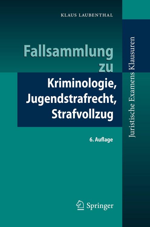 Produktbild: Fallsammlung zu Kriminologie, Jugendstrafrecht, Strafvollzug