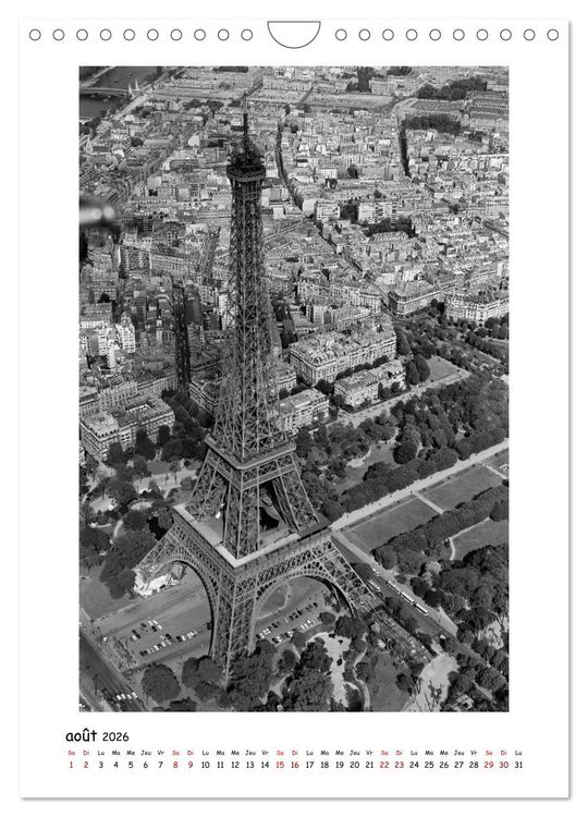 Produktbild: Visage de Paris, ann&eacute;es 1970 (Calendrier mural 2026 DIN A4 horizontal), CALVENDO calendrier mensuel