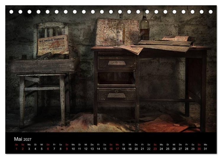 Produktbild: Geheimnisvolle Orte - Lost Places (Tischkalender 2027 DIN A5 quer), CALVENDO Monatskalender