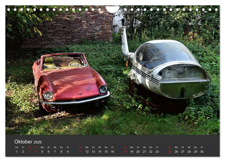 Produktbild: Alte Autos aus Europa (Wandkalender 2026 DIN A4 quer), CALVENDO Monatskalender