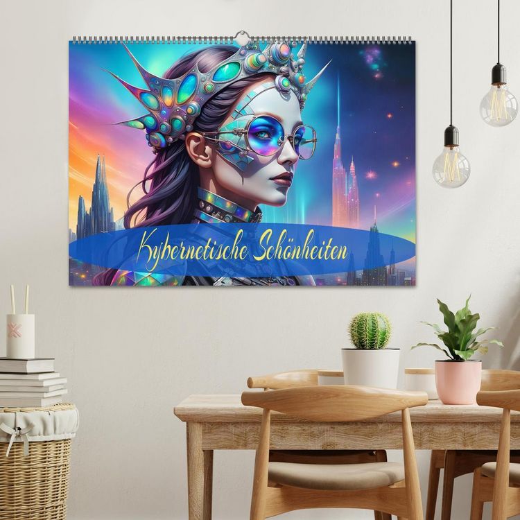 Produktbild: Kybernetische Sch&ouml;nheiten (Wandkalender 2026 DIN A2 quer), CALVENDO Monatskalender