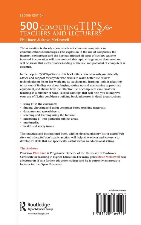 Produktbild: 500 Computing Tips for Teachers and Lecturers