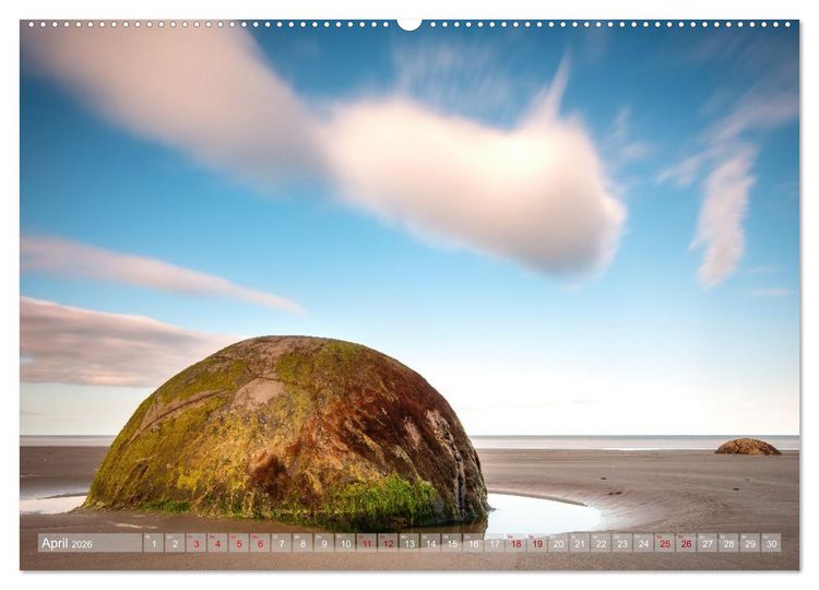 Produktbild: Nat&uuml;rlich Neuseeland (Wandkalender 2026 DIN A2 quer), CALVENDO Monatskalender