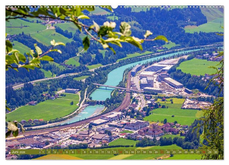 Produktbild: Es flie&szlig;t die Salzach (Wandkalender 2026 DIN A2 quer), CALVENDO Monatskalender