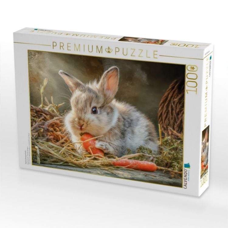Produktbild: CALVENDO Puzzle Kaninchenportraits | 1000 Teile Lege-Gr&ouml;&szlig;e 64x48cm Foto-Puzzle f&uuml;r gl&uuml;ckliche Stunden
