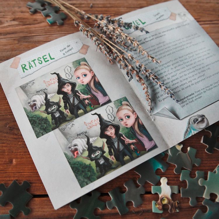 Produktbild: KoboldKroniken. Puzzle im Buch. Voll verheinzelt. 300 Teile