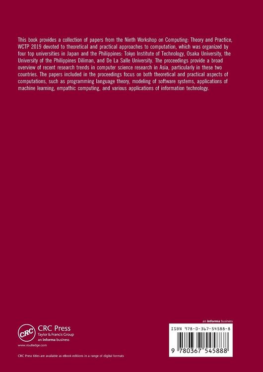 Produktbild: Theory and Practice of Computation