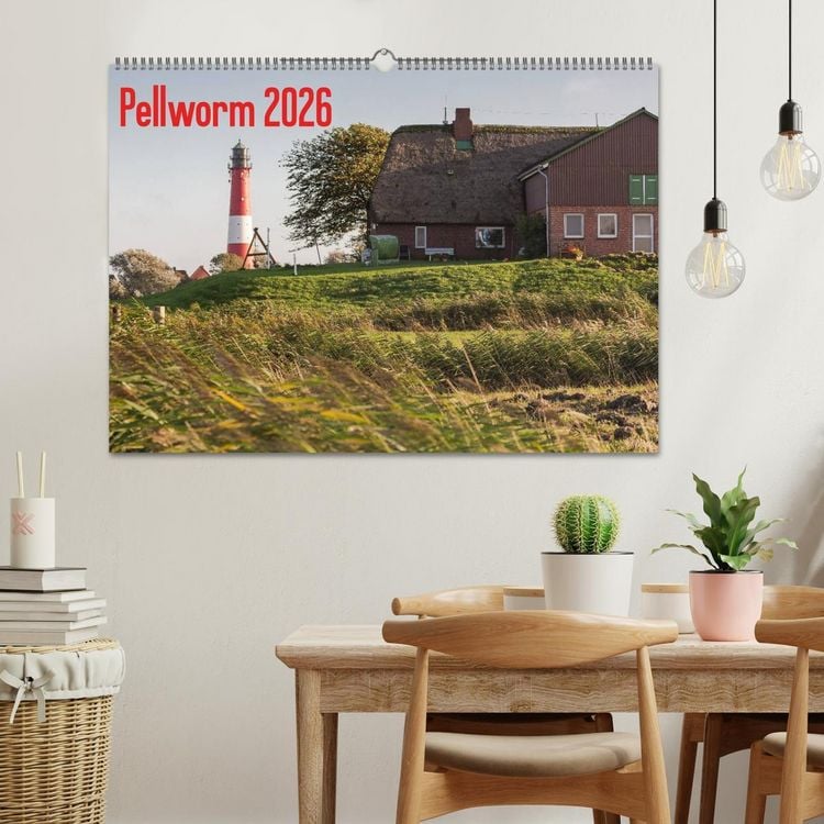 Produktbild: Pellworm 2026 (Wandkalender 2026 DIN A2 quer), CALVENDO Monatskalender